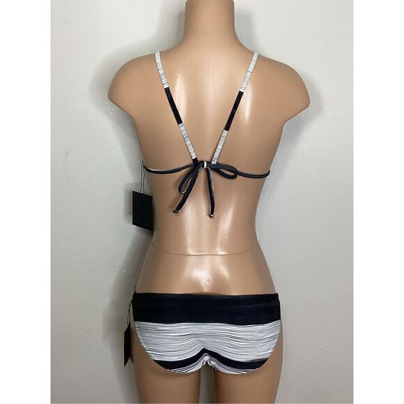 New. Norma Kamali striped bikini. Retails $240. Small - Picture 4 of 10